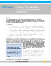Why Inter-rater Reliability Matters for Recidivism Risk ...