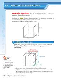 Volumes of Rectangular Prisms 8.4