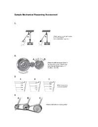 trades access : : mechanical reasoning assessment sample
