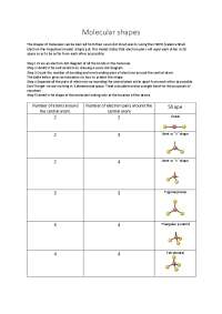 Molecular Shapes, Polarity, and Intermolecular Bonding: A Guide with Exercises