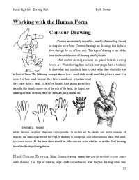 Working with the Human Form Contour Drawing | Slides Art | Docsity