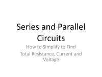 Series and Parallel Circuits | Summaries Circuit Theory | Docsity