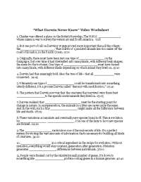 “What Darwin Never Knew” Video Worksheet