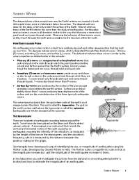 Seismic Waves