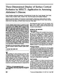 Three-Dimensional Display of Surface Cortical