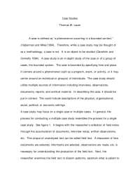 Case Studies