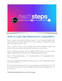 Disc Assessment