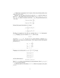 1. Show that a rectangular box of a given volume has minimal ...