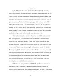 A Foucauldian Analysis of Black Swan