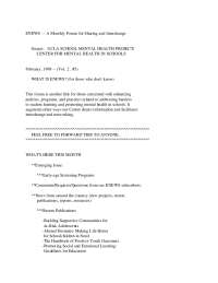 ENEWS -- A Monthly Forum for Sharing and Interchange Source