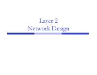 Layer 2 Network Design