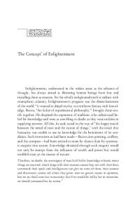 The Concept* of Enlightenment