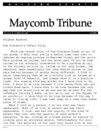 Maycomb Tribune