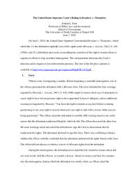 The United States Supreme Court's Ruling in Berghuis v ...