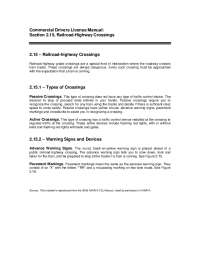 Railroad-highway Crossings 2.15.1 – Typ