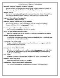 To Kill A Mockingbird Chapters 8-11 Study Guide entrusted