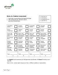 Birds of a Feather Assessment