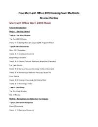 Microsoft Office Word 2010: Basic