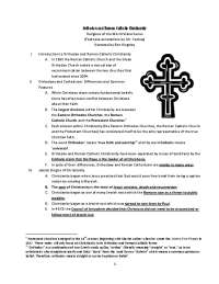 1 Orthodox and Roman Catholic Christianity Religions of the ...