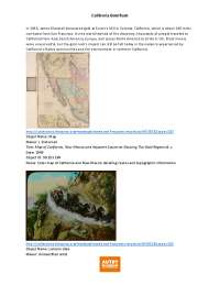 California Gold Rush