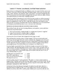 lesson # 7: poetry, line breaks, and free verse lineation