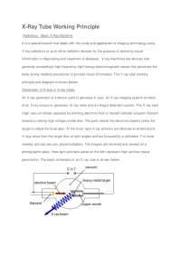 X-Ray Tube Working Principle