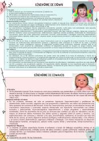 síndromes genéticos.