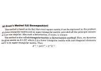 Computation methods of power crouts