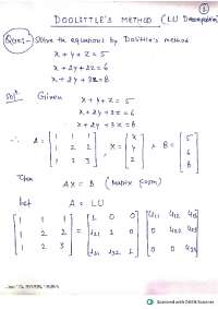 COMPUTATION METHODS ALL NOTES