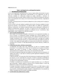 Análisis de las Competencias Externas de la Unión Europea: Un Estudio de Caso - Prof. Gonz