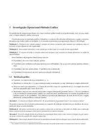 methodo e um problema de programacao linear
