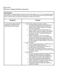 READING REFLECTIONS STUDY GUIDE