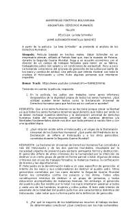 lista de preguntas schindler