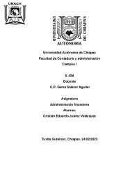 administracion financiera- caja
