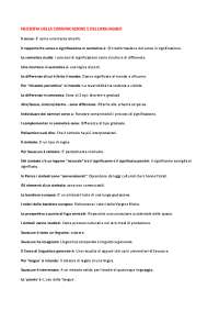 FILOSOFIA DELLA COMUNICAZIONE E DEL LINGUAGGIO lm39 PEGASO domande extra