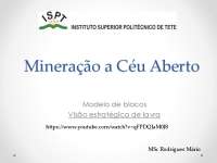 Mineração a céu aberto
