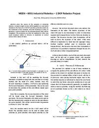 2 DOF Robotics Project