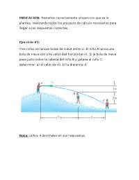 Resolución de movimiento curvilineo y rectilíneo