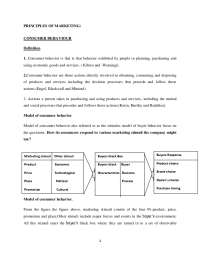 Its states the behavior of consumers and firms in the market on the pricing of products.