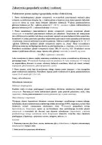Notatki z gospodarki wodno-elektrolitowej. Seminaria + Szczeklik