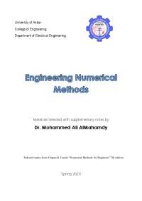 Approximations and Round-Off Errors in Numerical Methods