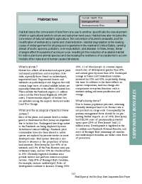 Habitat Loss and Ecological Impacts in New Jersey
