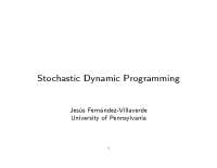 Stochastic Dynamic Programming