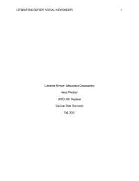 Literature Review: Social Movements and Information Communities