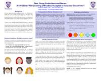 Peer Group Evaluations and Norms in Inclusive Classrooms