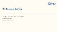 Reinforcement Learning and Distributional Reinforcement Learning