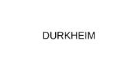 Apuntes Durkheim 1r año sociologia