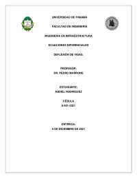 Ejercicio de aplicaciones de ecuaciones diferenciales para vigas.