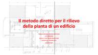 Rilievo Architettonico: Metodo Diretto per la Pianta di un Edificio