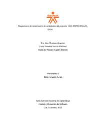 diagrama y documentacion sena